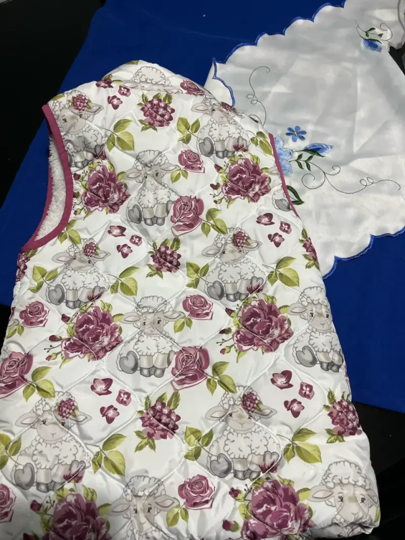 Chaleco infantil estampado floral - 4