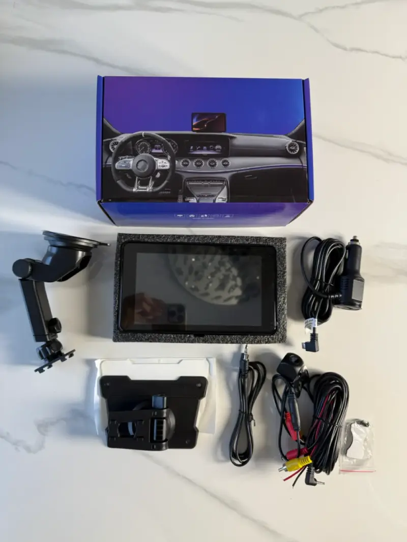 Pantalla CarPlay con accesorios