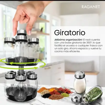 Set especieros con soporte giratorio - miniatura 2