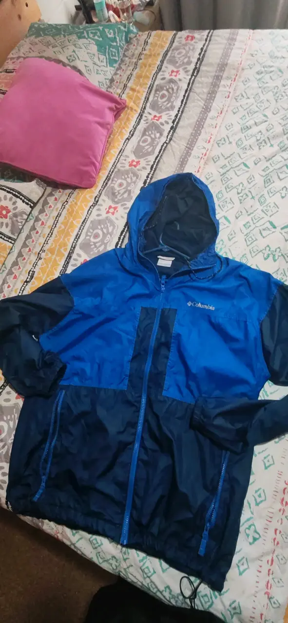 Cortaviento Columbia azul oscuro