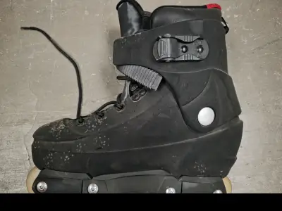 Patines en línea negros agresivos - miniatura 2