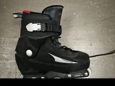 Patines en línea negros agresivos - miniatura 3