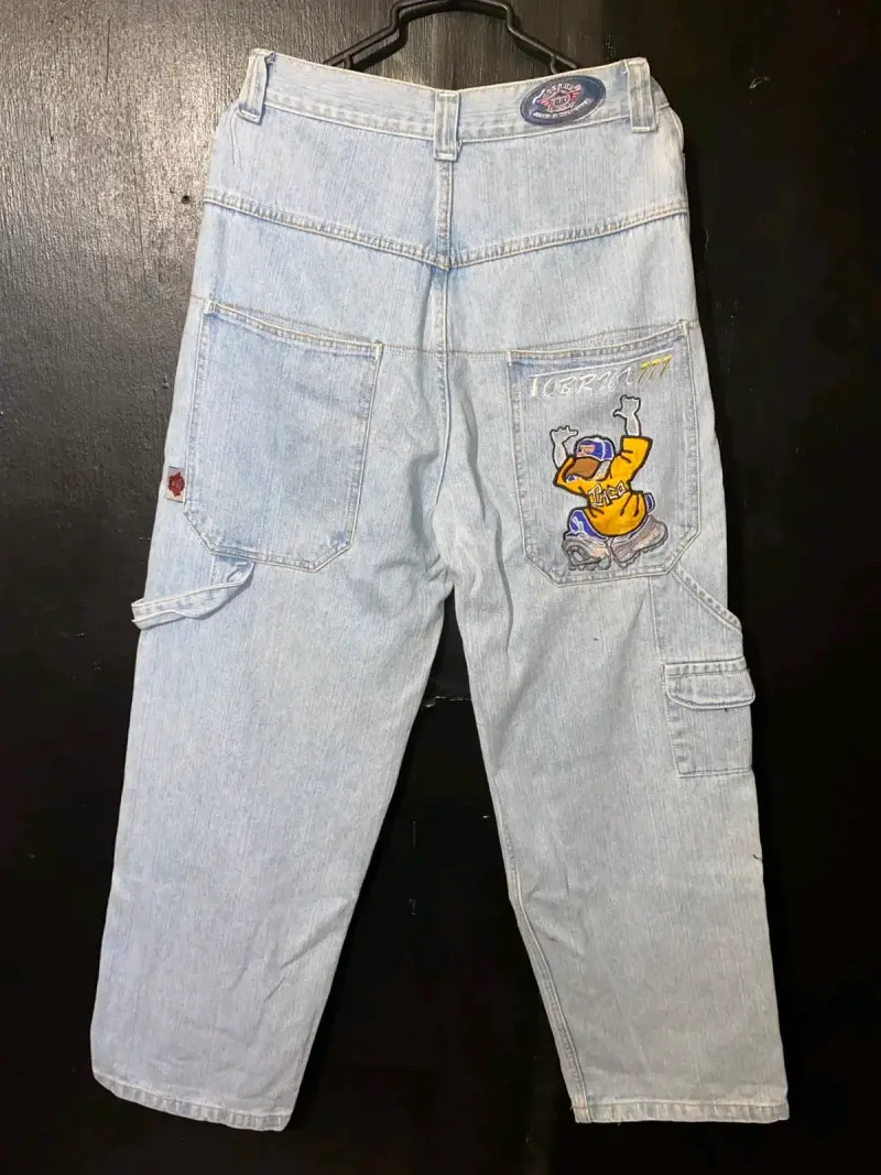Jeans claros anchos unisex - 2