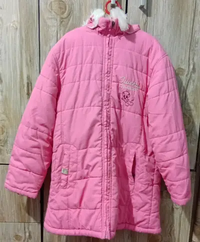 Parka Chaqueta infantil rosa - miniatura 1