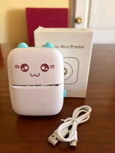 Impresora Mini portátil kawaii - miniatura 2