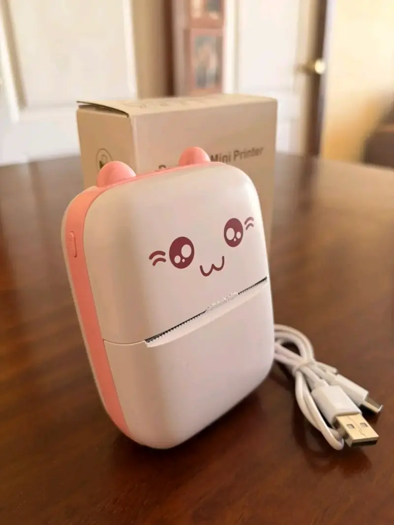 Impresora Mini portátil kawaii - 5