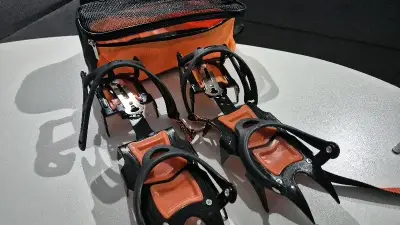 Crampones 12 puntas para travesia glaciar nuevos - miniatura 1