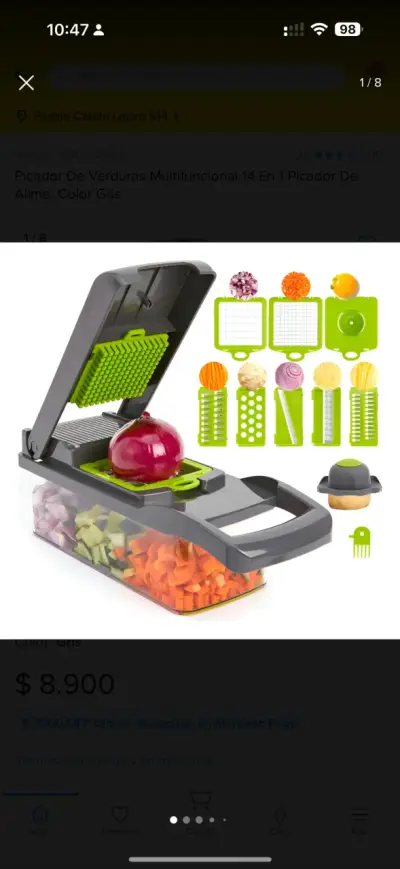 Picador de verduras multifuncional - miniatura 1