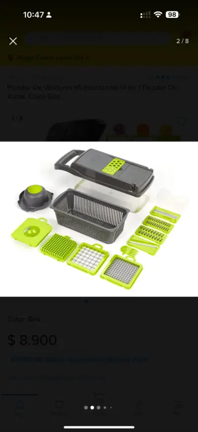 Picador de verduras multifuncional - miniatura 3