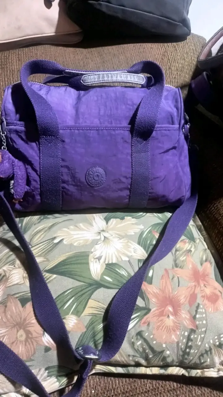 Bolso kipling morado - 1