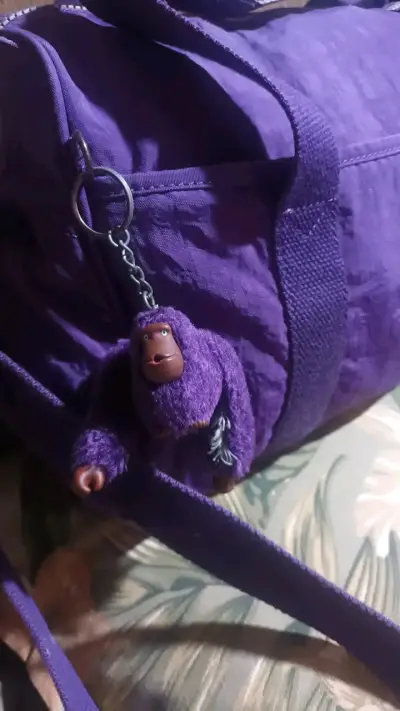 Bolso kipling morado - miniatura 3