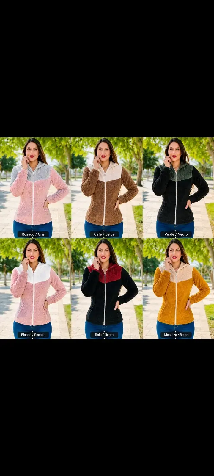 Polerón de polar mujer varios colores