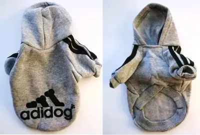 Polerón para perro 'Adidog' gris - miniatura 1