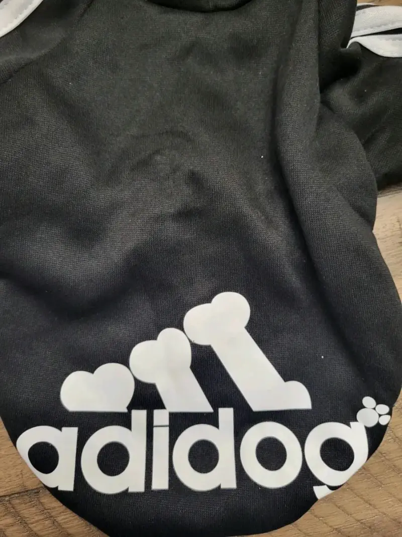 Polerón para perro 'Adidog' gris - 3