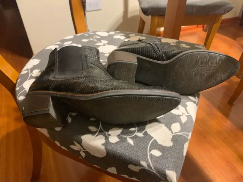 Botines de cuero negro - 3