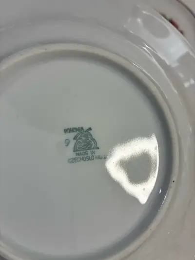 Platos de porcelana bohemia - miniatura 2