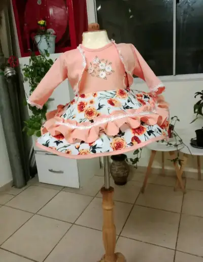 Vestido de huasa 9-12 meses - miniatura 1