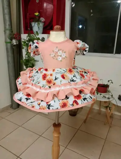 Vestido de huasa 9-12 meses - miniatura 2