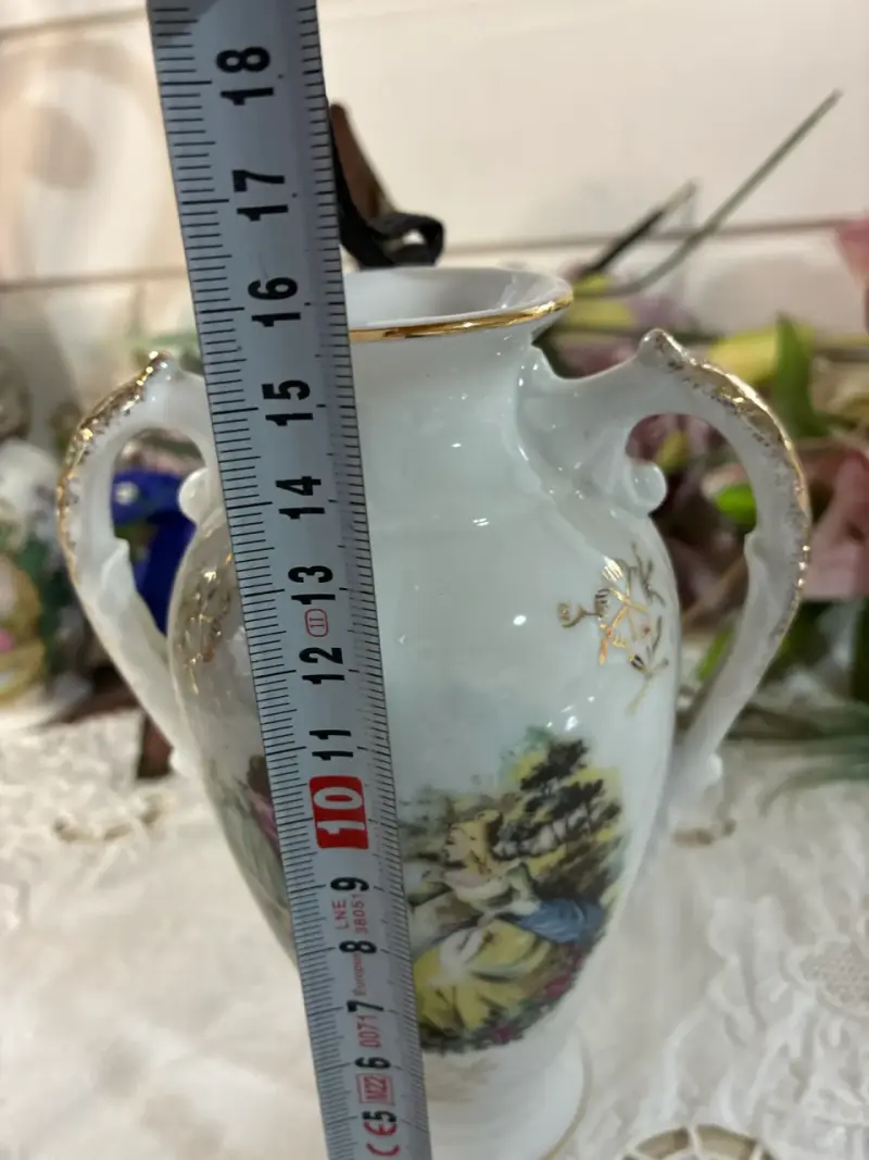 Jarrón de porcelana vintage decorativo - 2