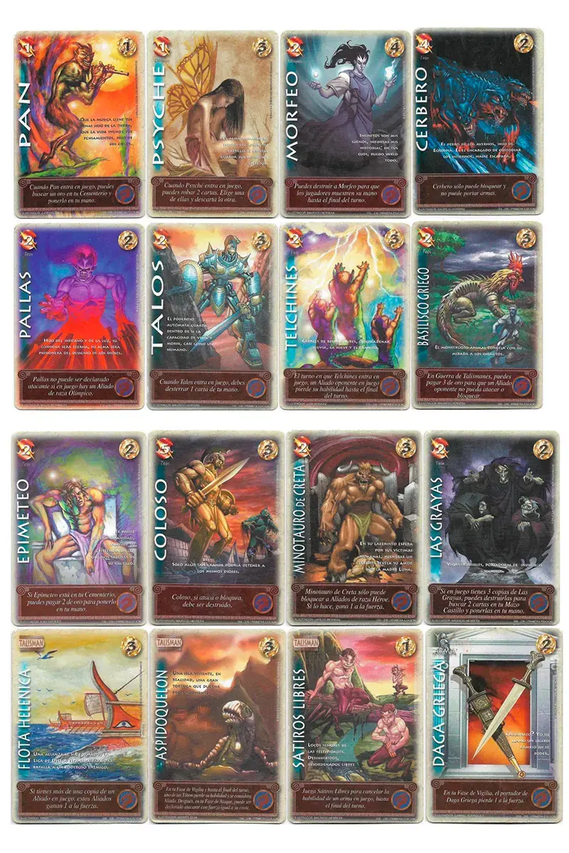 Colección de 133 cartas Mitos y Leyendas - 3
