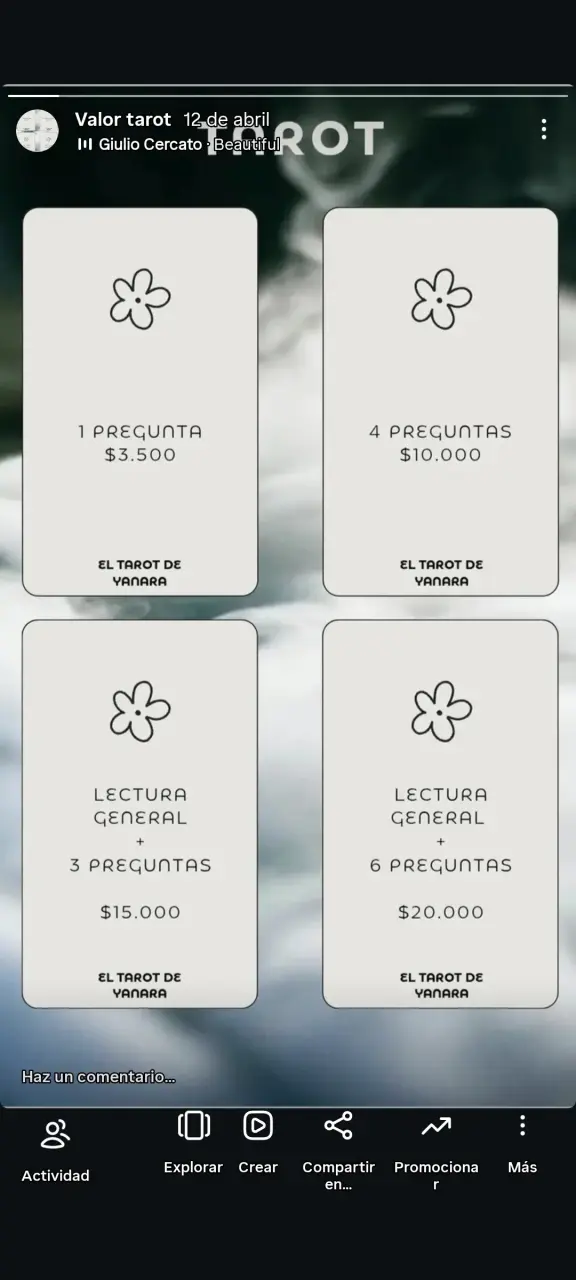 Lecturas de tarot personalizadas