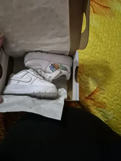 Zapatillas nike  blancas de bebé - miniatura 1