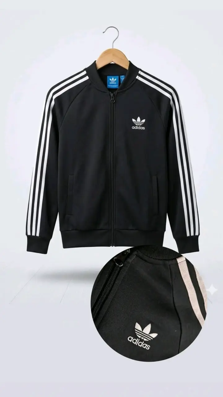 Chaqueta deportiva negra Adidas - 1