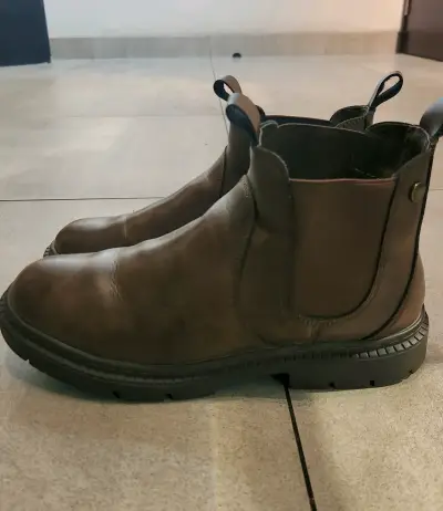 Botines de cuero marrón Marca Romano - miniatura 2