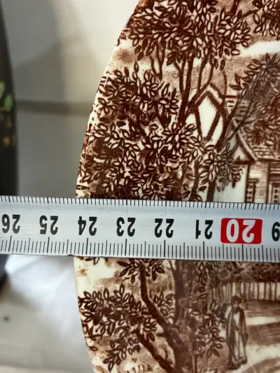 Plato decorativo vintage con escena rural - miniatura 3