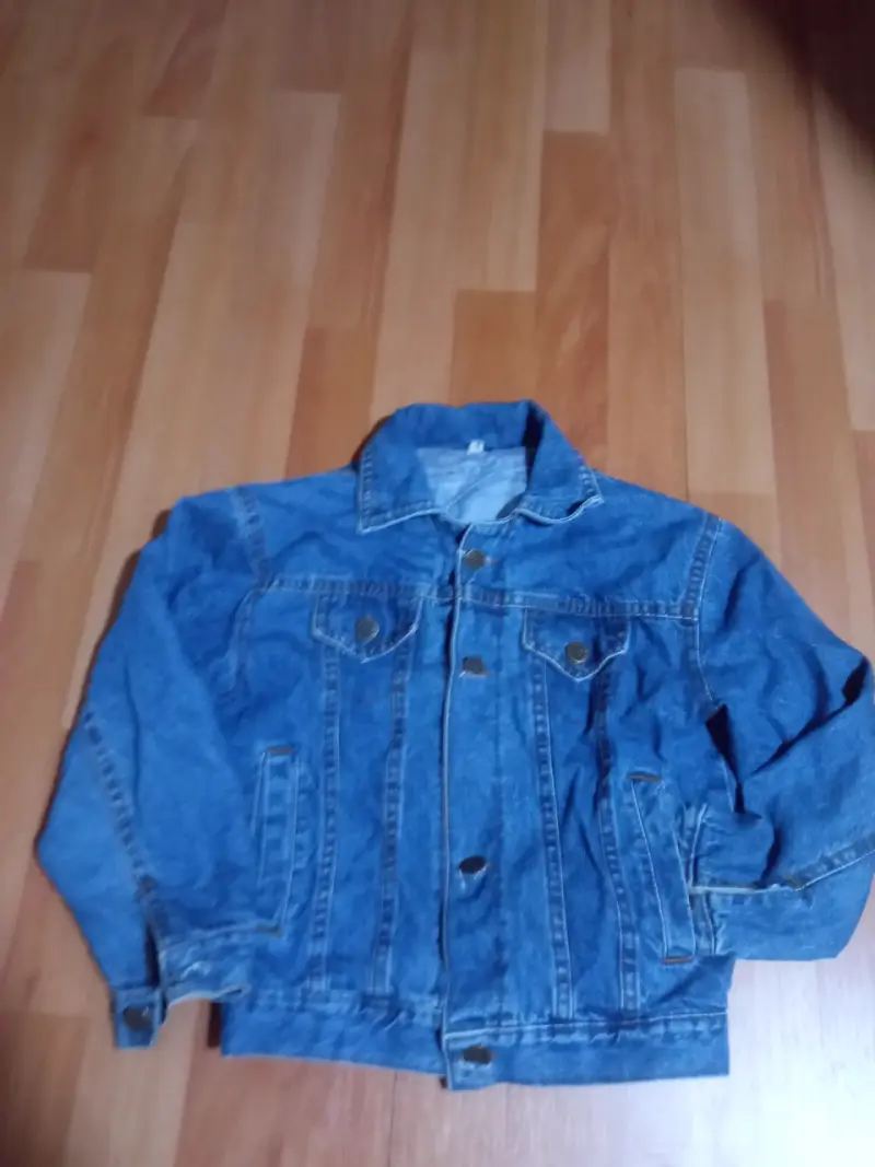 Chaqueta de mezclilla azul
