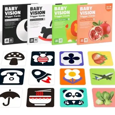 Tarjetas de estimulación visual para bebés - miniatura 2