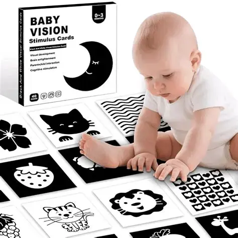 Tarjetas de estimulación visual para bebés - 3