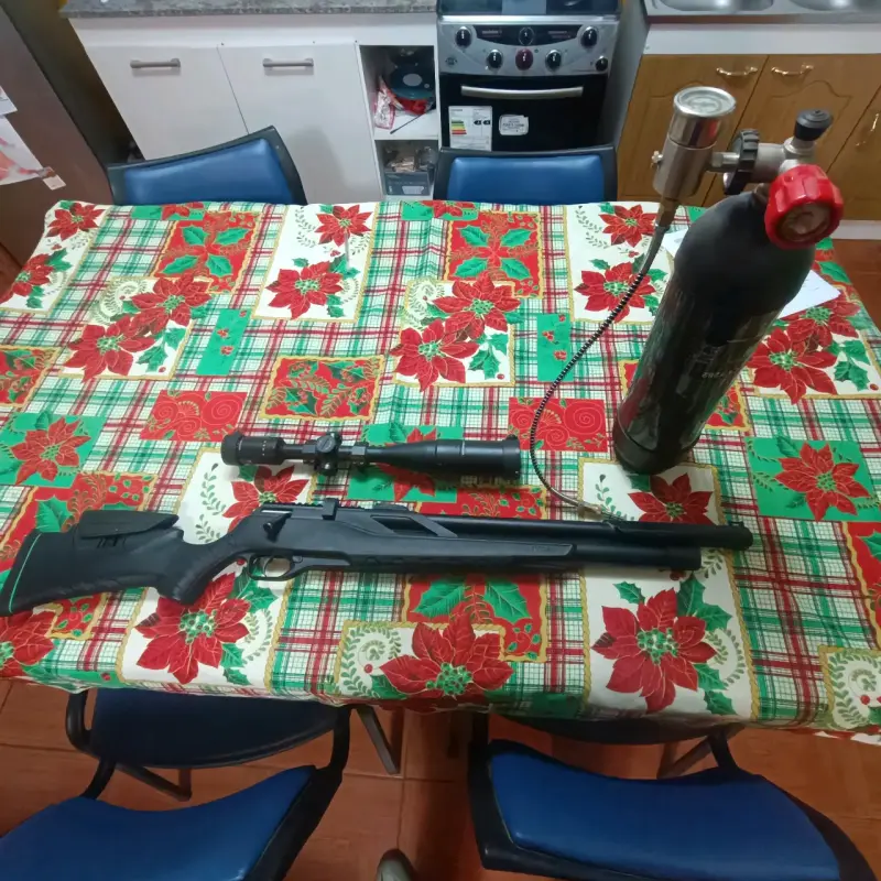 Rifle de aire comprimido con mira - 1
