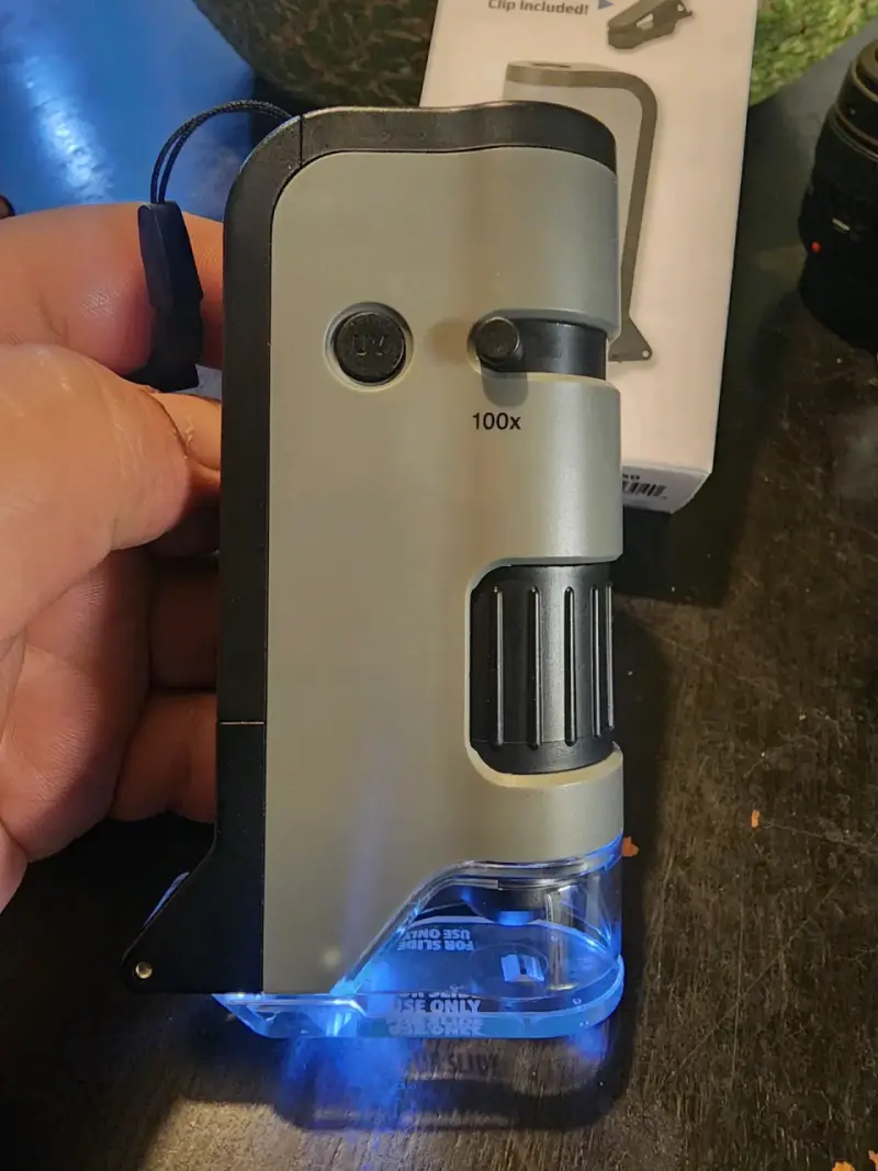 Carson MicroFlip 100x-250x, Microscopio bolsillo - 1
