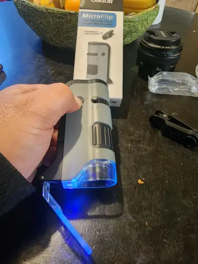 Carson MicroFlip 100x-250x, Microscopio bolsillo - miniatura 2