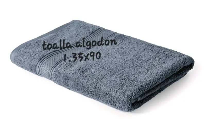 Toalla de algodón ploma - 1