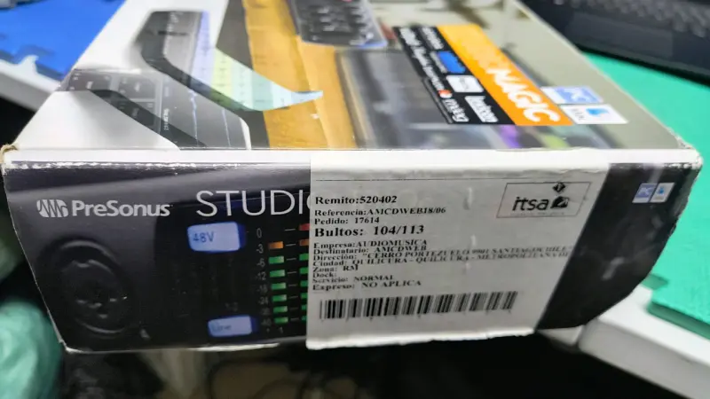 Interfaz de audio PreSonus Studio 1810c Nueva - 3