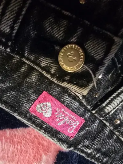 Falda denim con tachas - miniatura 3