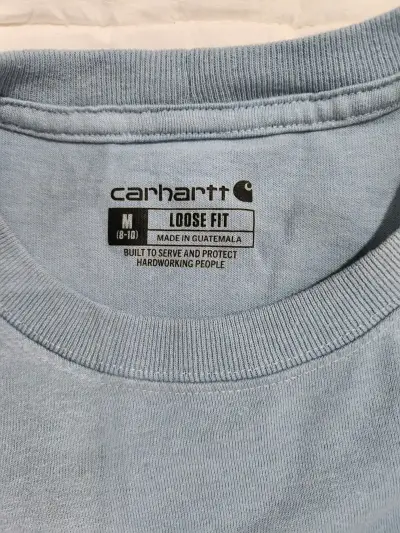 Polera Carhartt celeste con bolsillo - miniatura 3