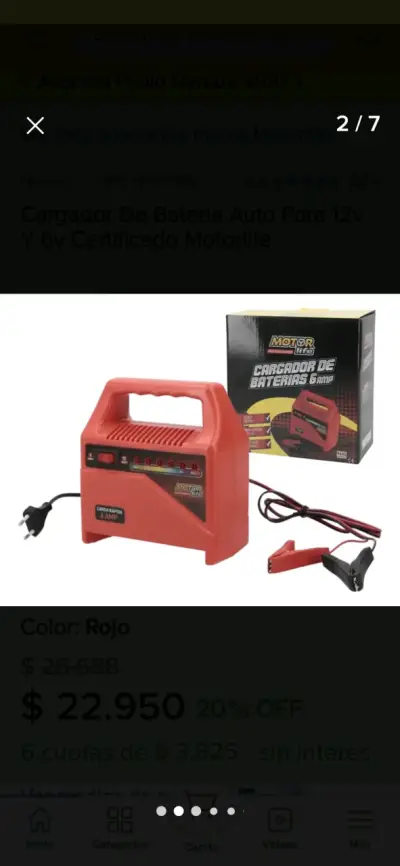 Cargador de batería 12V Motorlife - miniatura 3