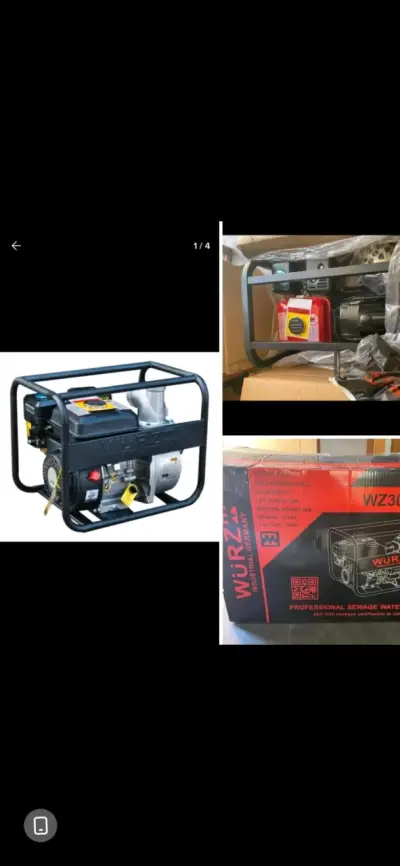 Motobomba profesional Wurzt 6500W - miniatura 2