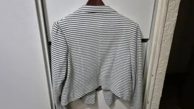 Blazer a rayas blanco y negro - miniatura 2