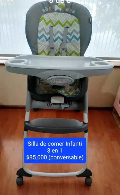 Silla de comer Infanti 3 en 1 - miniatura 1