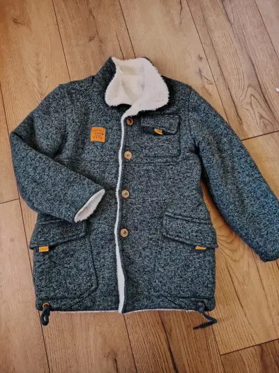 Chaqueta gris con forro térmico - miniatura 2