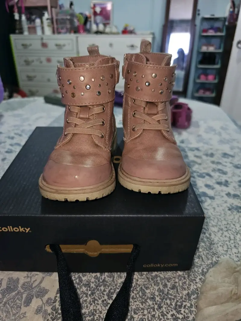Botines de niña con tachas N24 - 1