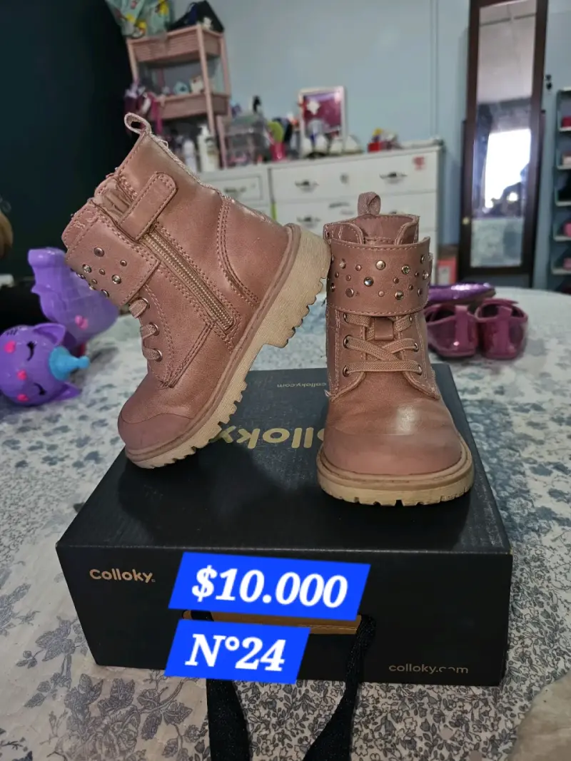 Botines de niña con tachas N24 - 2