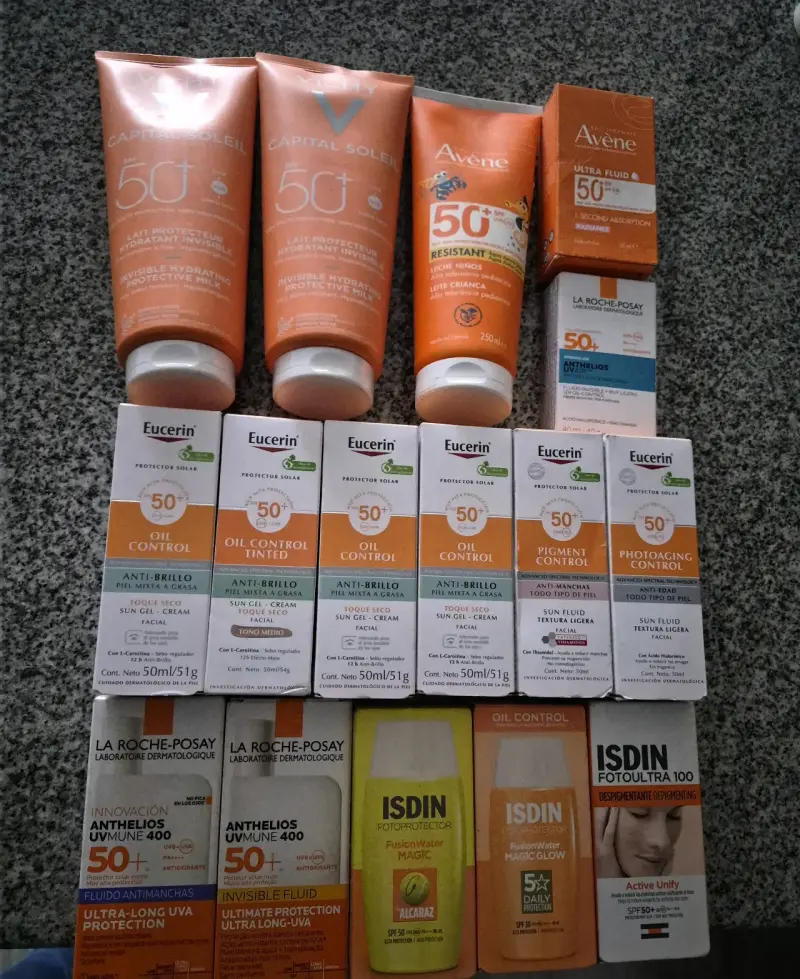 Lote de protectores solares SPF 50+ - 1