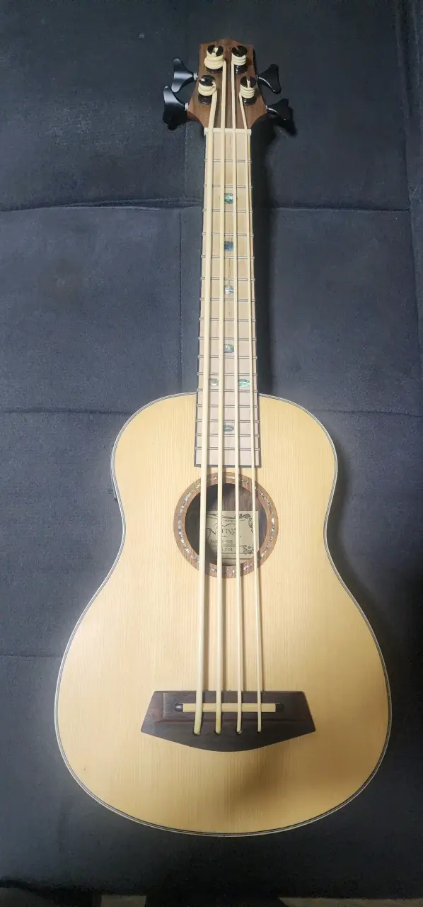 Bajo acústico de cuatro cuerdas - 1