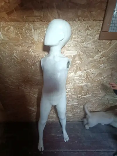 Maniquí infantil blanco - miniatura 1
