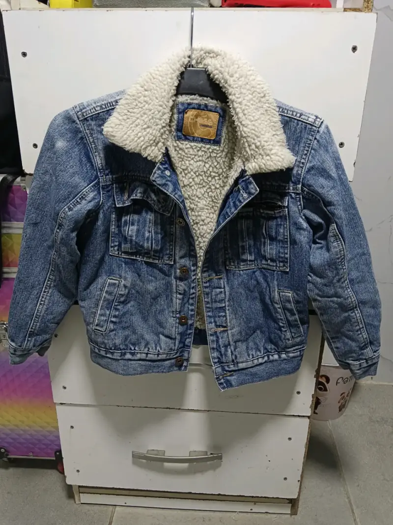 Chaqueta de mezclilla forrada